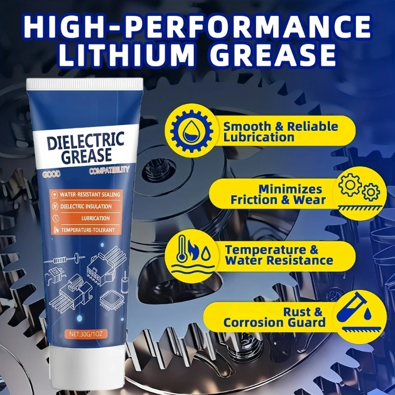 Boot Area Dielectric Grease for Battery Terminals and Contact Areas, Automotive Contact Grease for Moisture Control and