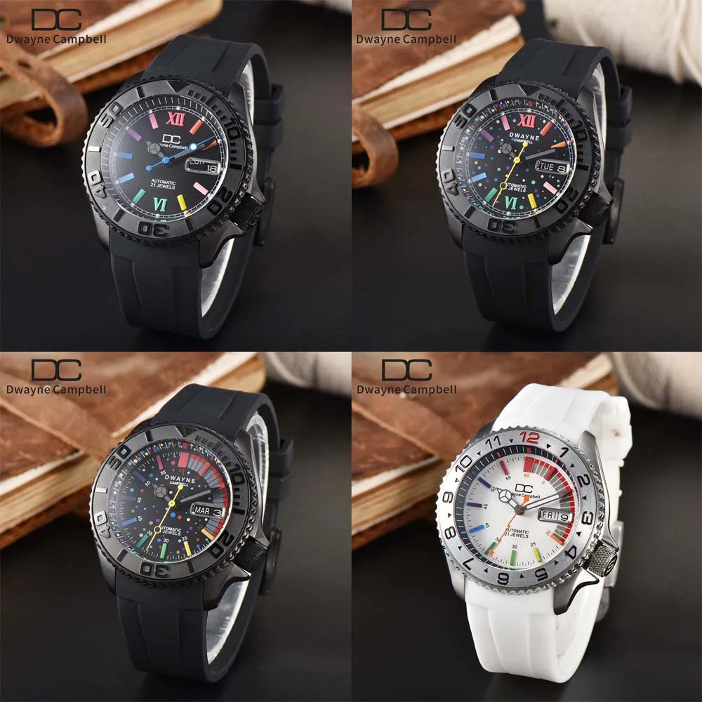 40.5mm Fashion Stainless Steel Men's watches 5 Luxury Automatic Mechanical Watch Daily Watches NH36 Movement GMT Case