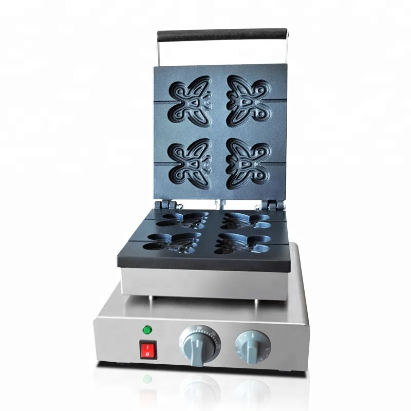 Waffle Iron Stainless Steel Butterfly Waffle Maker Electric Waffle Machine Snack Mac