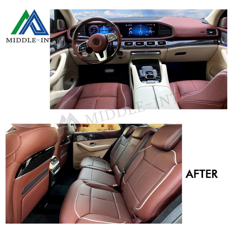 MIDDLE New Interior Upgrade Kit for ML GLE W166 2013-2019 to W167 for Maybach