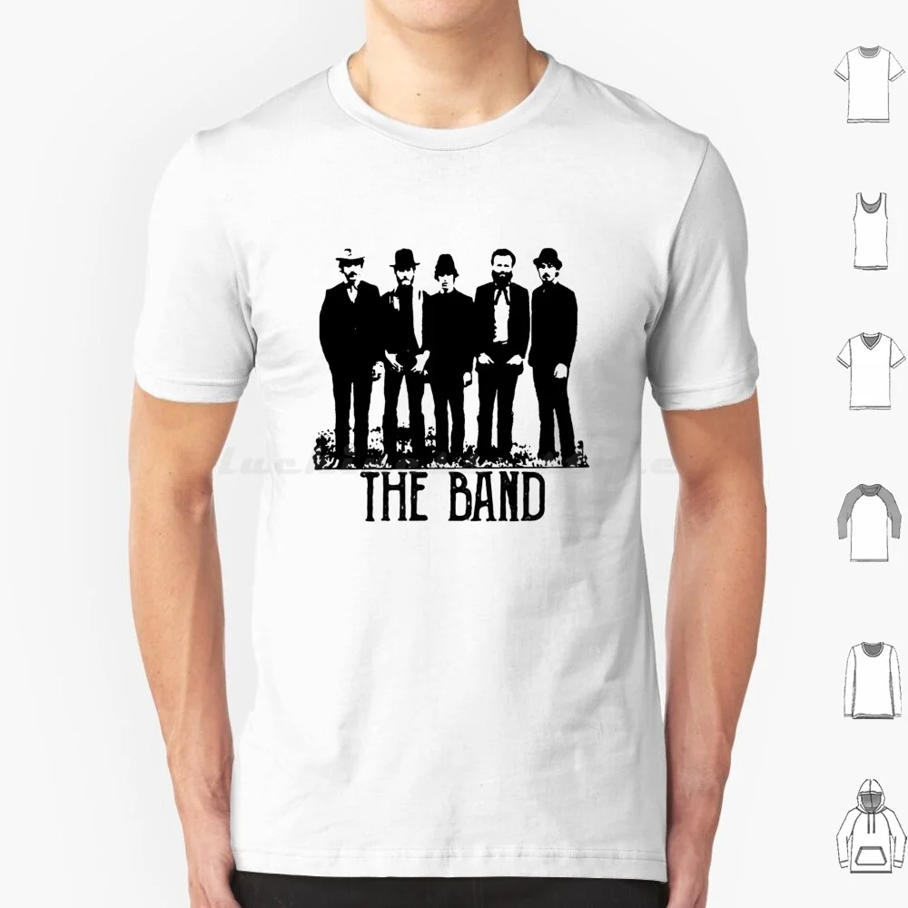The Band Vintage Retro Concert T Shirt Cotton Men Women DIY Print Band Weight Levon Helm Robbie Robertson Bob Dylan Rick Danko