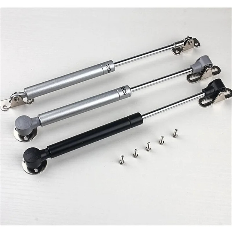 Pneumatic Support Rods Furniture Cabinet Door Spring Close Hinge Hydraulic Gas Slides Lift Strut Bed Support Rod Flip Up Bracket