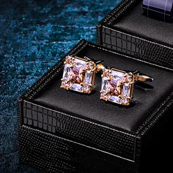 KFLK for Men's Brand of High Quality Square Cufflinks Shirt Cuff links Fashion Wedding LuxuryGift Button