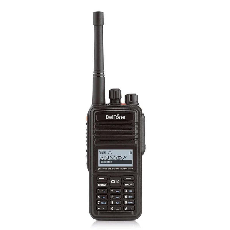 BelFone BF-TD800 DMR Digital Walkie-Talkie Integrated With Gps And Rfid Technology Handheld Portable Two-Way Walkie-Talkie