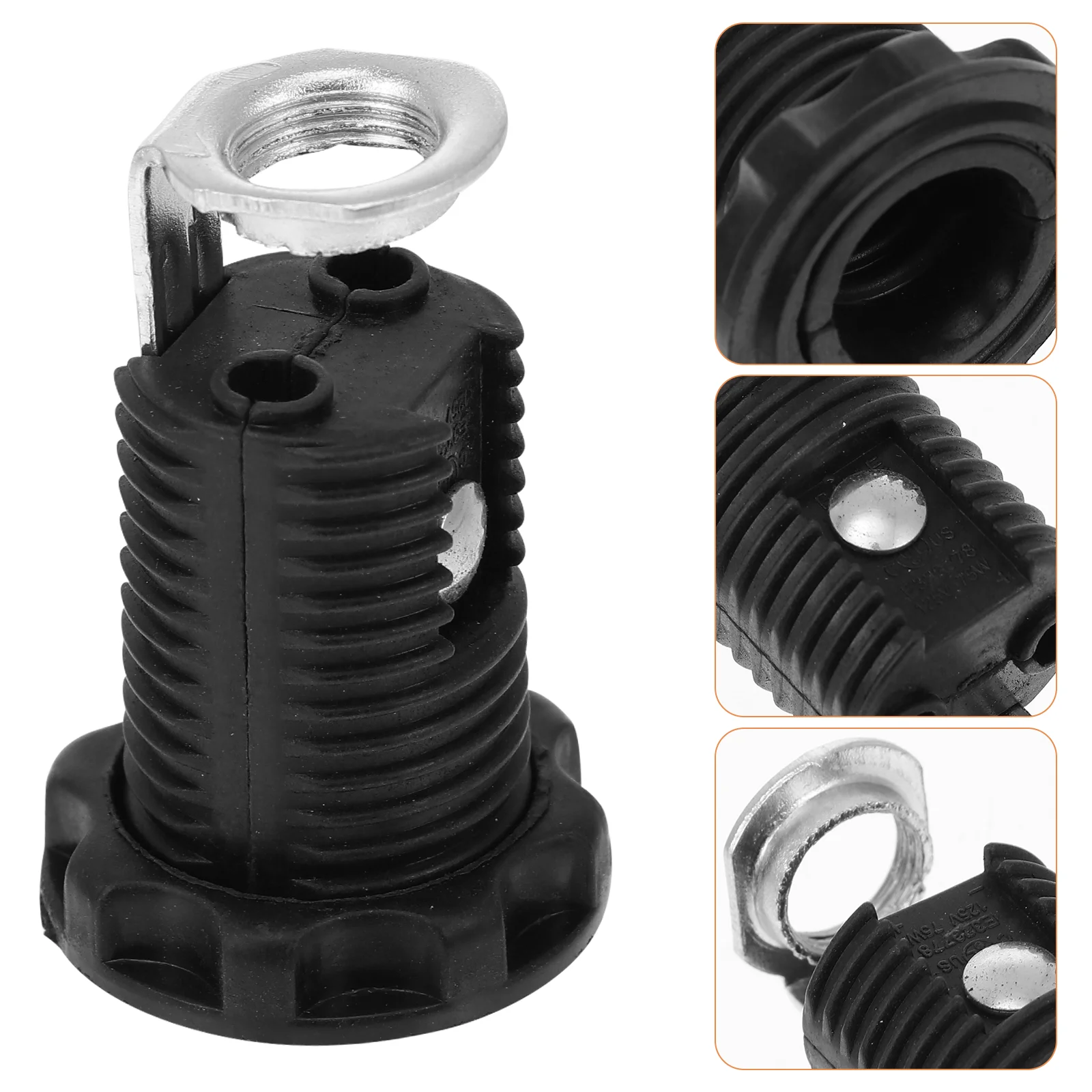 

10 Pcs E12 Lamp Holder Light Socket Screw Pendant High Quality Bulb Plastic Adapter