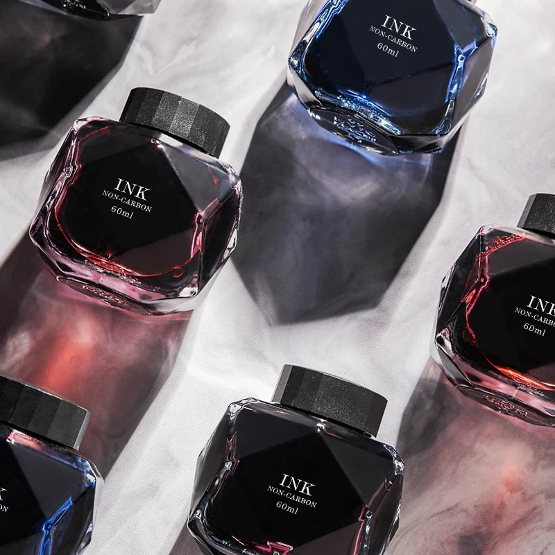 Hongdian 60 مللي قلم حبر حبر غير كربوني عالي الجودة قلم صبغ مائي شخصية الطالب الممارسة دون حجب حبر القلم #4