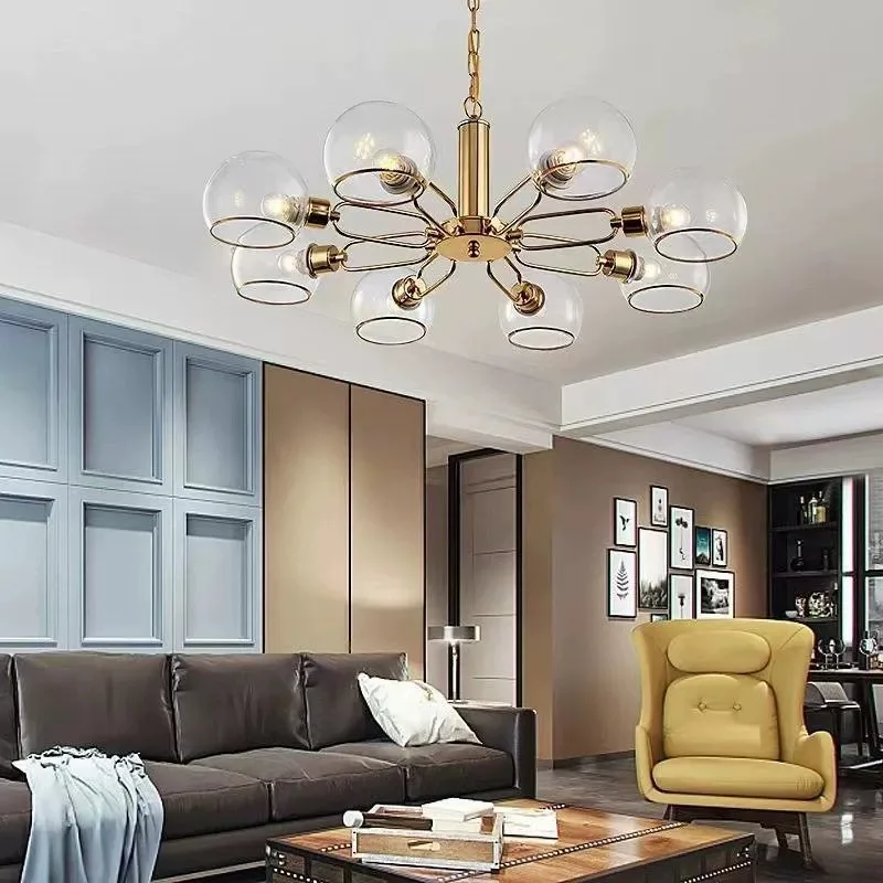

Nordic Style Chandeliers for Living Room and Hotel Wholesale Remote Control Ceiling Lighting
