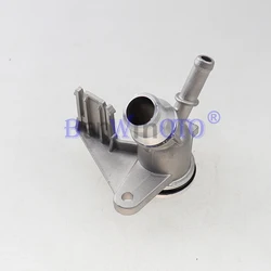 Aluminium Engine Cooling Radiator Coolant Connector Water Outlet Flange Pipe fit for Audi Q5 A4 A6 VW Seat 06H121132H 06H121132E