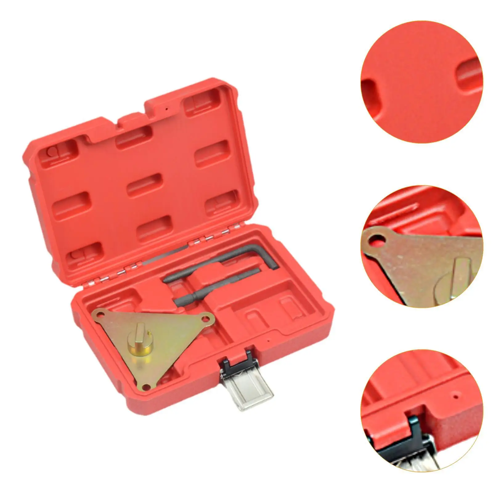 Engine Timing Tool Set Steel Camshaft Alignment Kit Manual Tool with Case for Fiat Panda 2012 and 500 2010 Maintenance