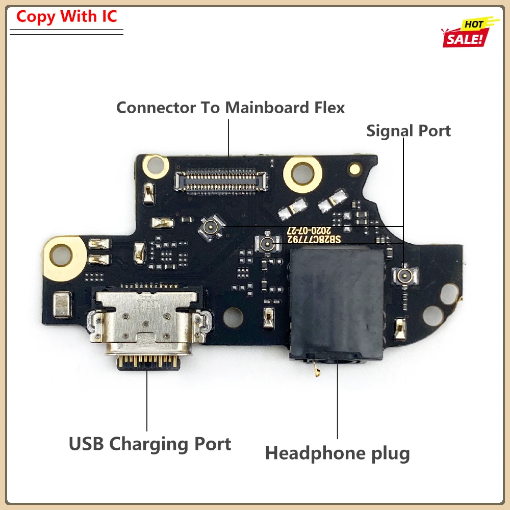 NEW USB Charging Port Board Cable Connector Parts For Moto G22 G71 E20 E40 G41 G60 G60S G51 5G G Stylus 2021 Power Edge 20 Lite