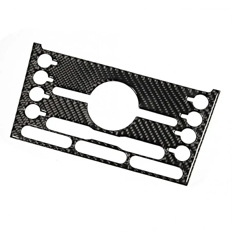 Real Carbon Fiber Car Air Conditioning Panel Decoration Trim Fit for Ford Explorer 2013 2014 2015 2016 2017 2018