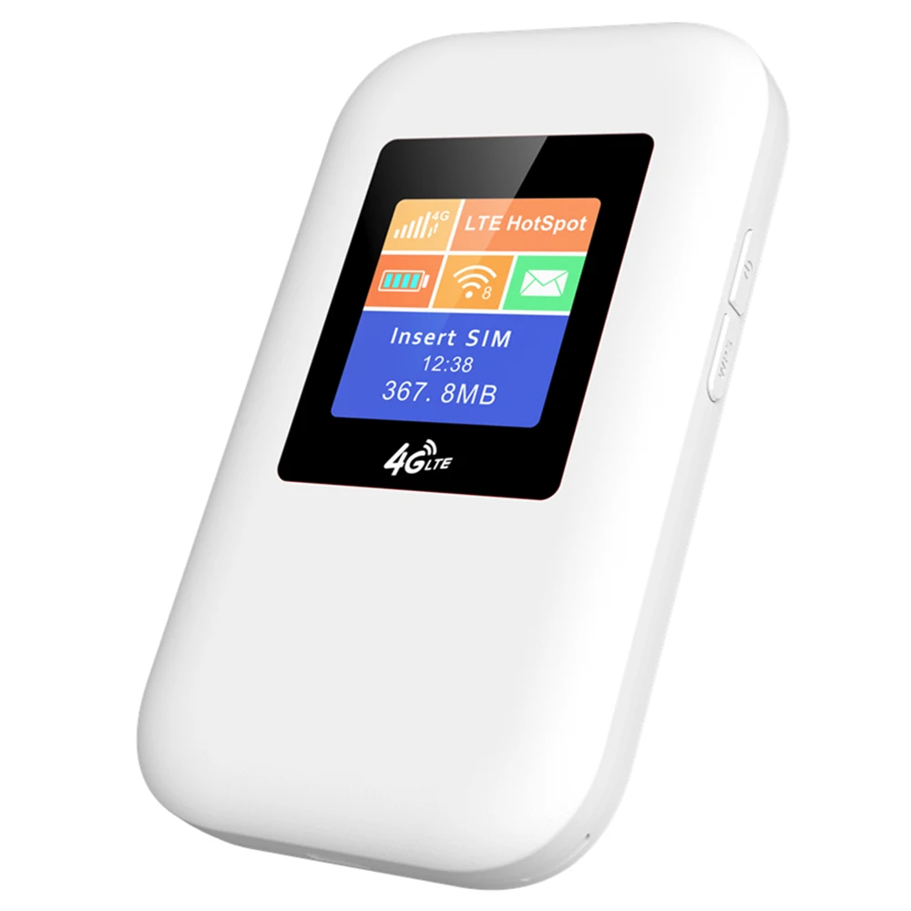 Portable Mobile CPE 4G CAT 4 300Mbps WIFI Hotspot Router  WCDMA LTE With Sim Card Backup Battery