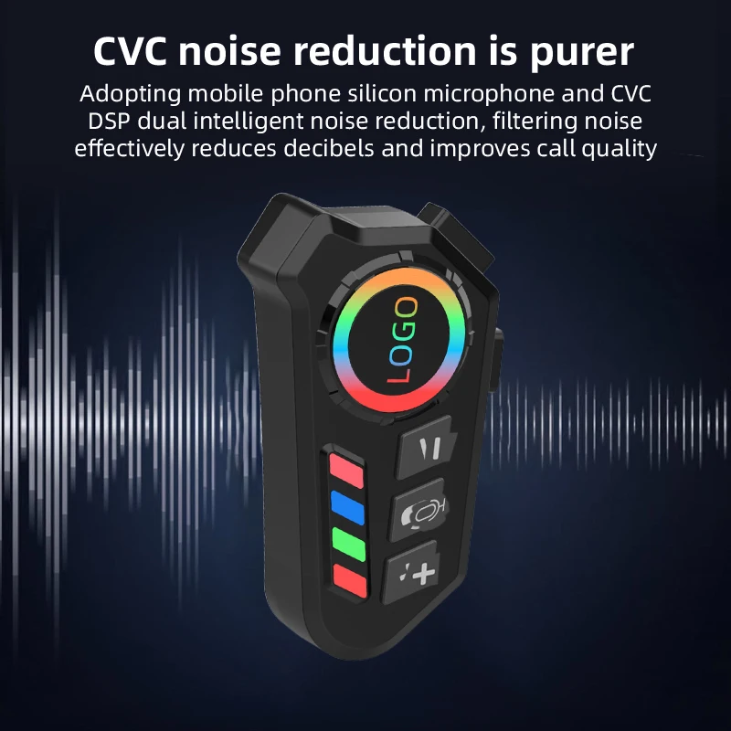 

K06-Bike-specific Bluetooth helmet headphones - noise reduction - battery capacity 800 mAh - waterproof rating IPX8.