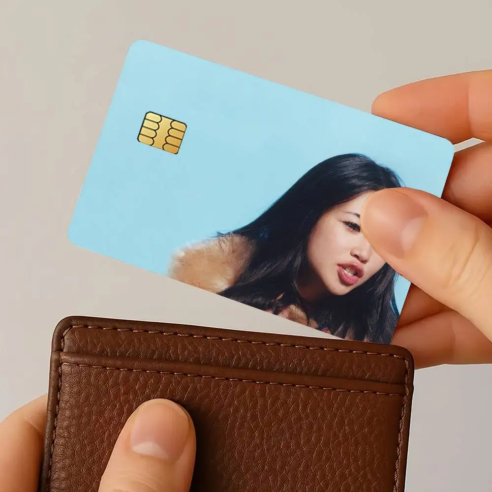 Singer Beabadoobee Credit Card Stickers Skin for Bank Debit Decorative Protection 4PCS Decal Anti-scratch Waterproof