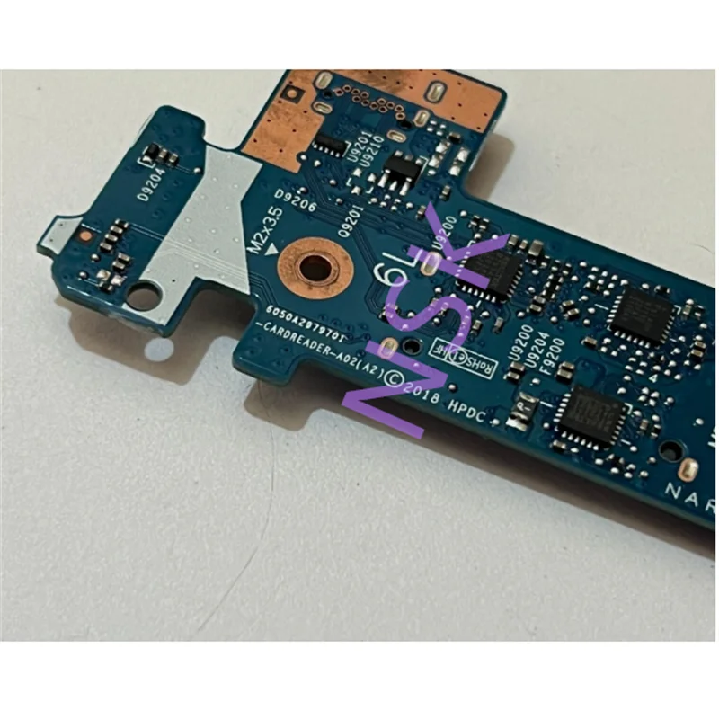 Imagem -03 - Usb Card Reader Board e Cabo Botão de Alimentação para hp 14-db 14-ck 14-cm 14-cf 14-dk0599sa 6050a2979701 100 Testado ok Original