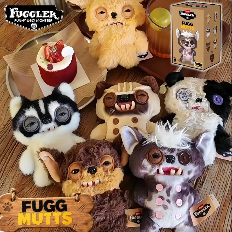 Fuggler Fugg Mutts Plush Bag Charm Series Blind Box Funny Ugly Monster Puppy Keychain Decoration Collection Toy Birthday Gift view 6