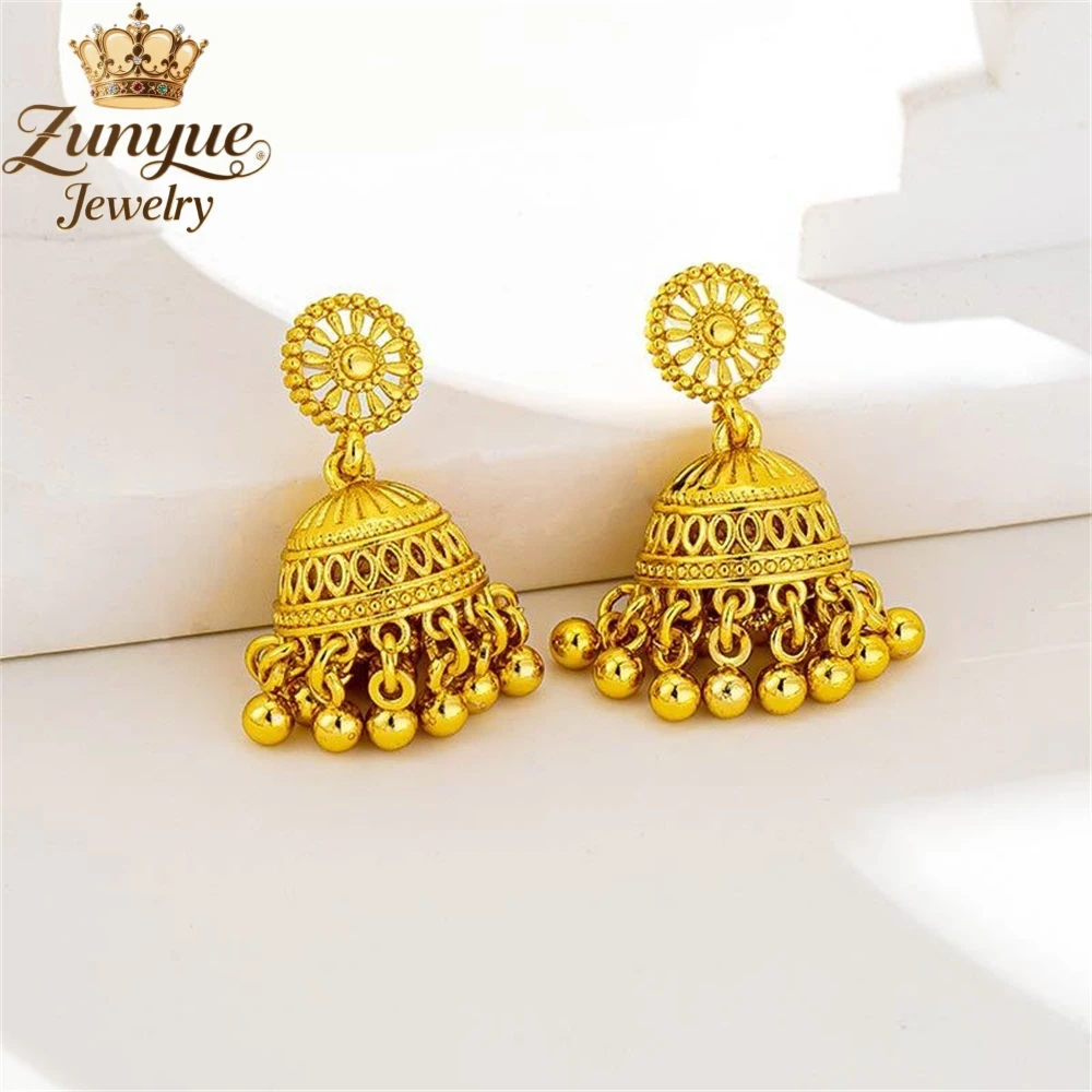 

Sand Gold Bell Tassel Earrings Luxury Quality Jewelry Handicraft Fashion Jewelry Best Selling Exquisite Elegant Popular Charms