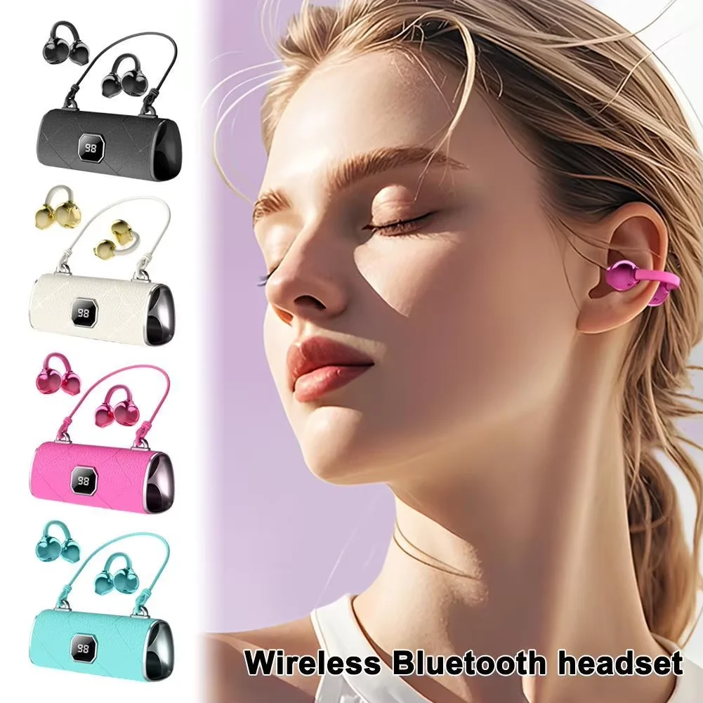 

Новые беспроводные наушники X22 с зажимом для ушей Bluetooth 5.4, HD-вызов, светодиодный цифровой дисплей, наушники HIFI, объемный звук, спортивная гарнитура с микрофоном