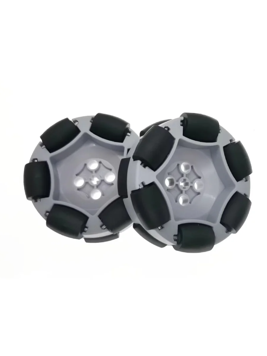 Samochód robotyczny z kołami Mecanum, pełny zestaw kół, uniwersalny mechanizm ruchu bocznego, koło Fulai, silnik TT kompatybilny z LEGO 65mm — zdjęcie produktu 7