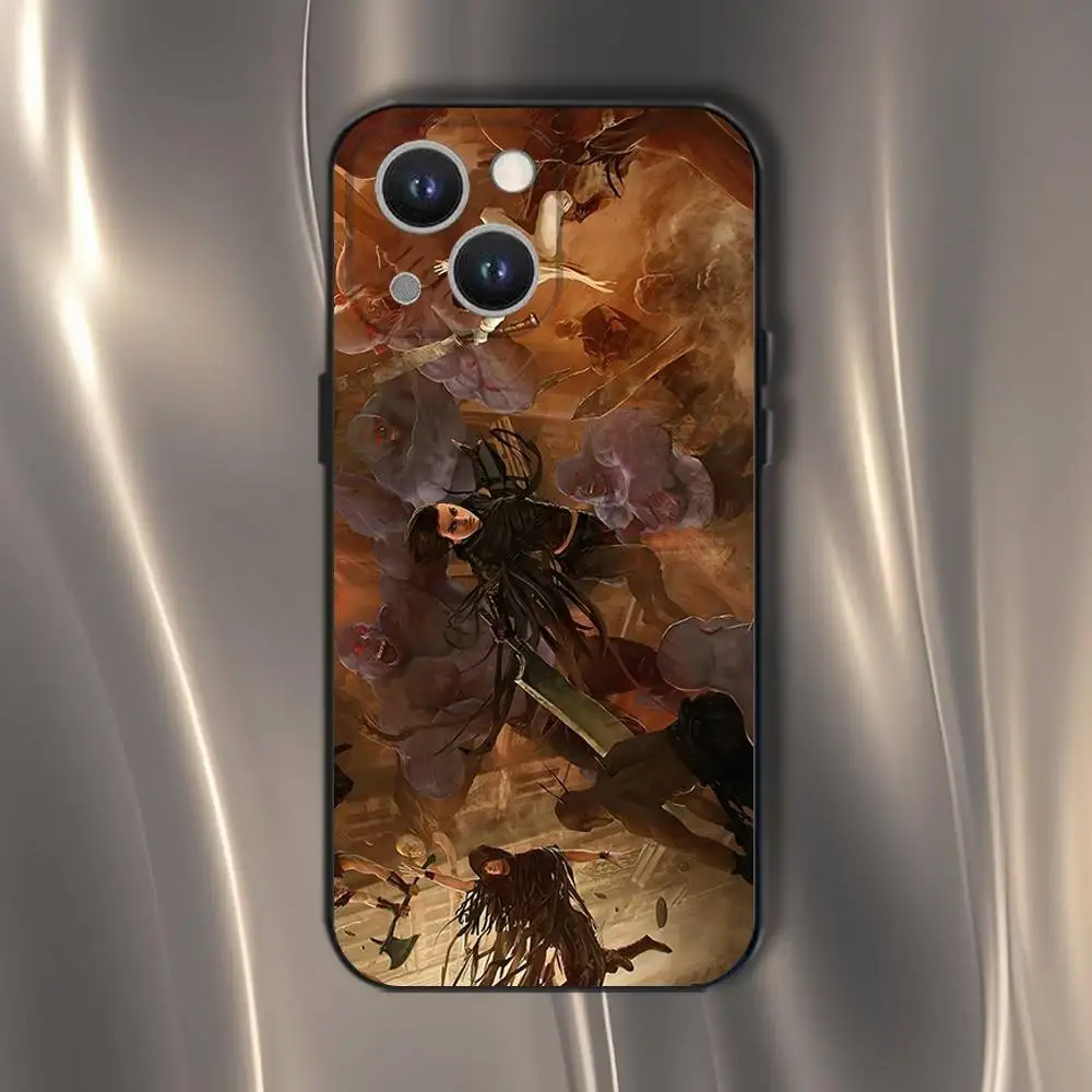 Mistborn Trilogy Vin Phone Case For iPhone 16,15,14,13,12,11,Pro,XS,Max,XR,Plus,E,SE4,Mini Black Soft Cover