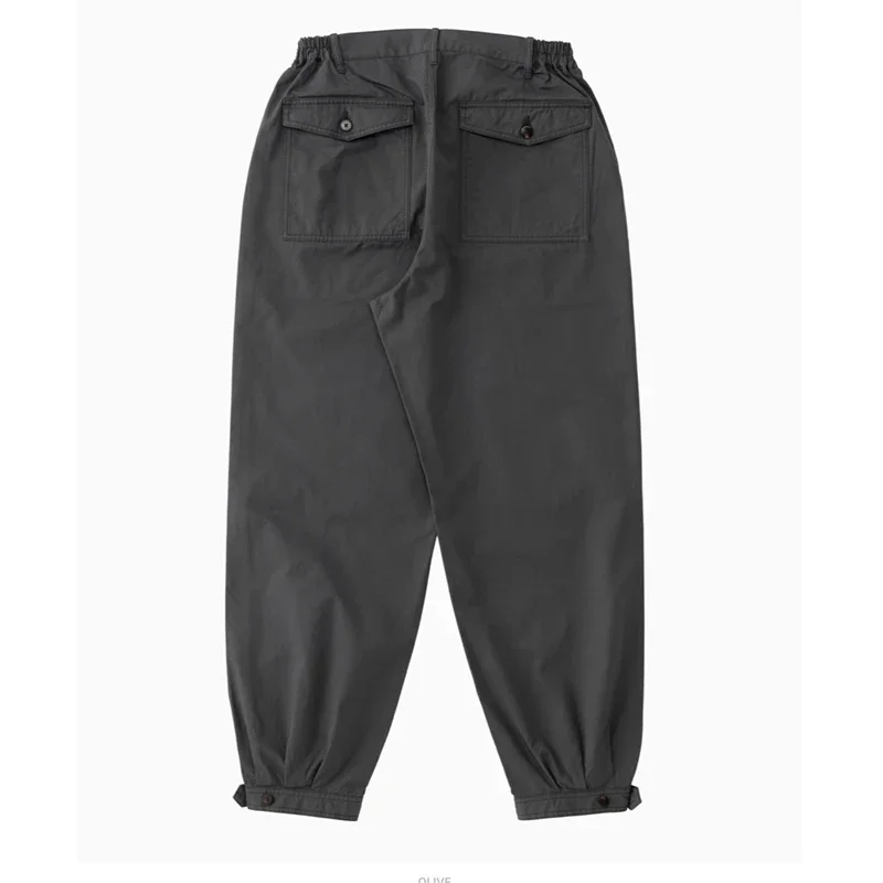 Fashion Own Brand Men's Japanese Style High Street Wide Leg Loose Pants with Tapered Casual Trousers