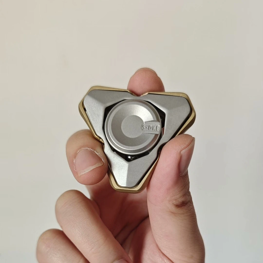 S-ONE 스테인레스 스틸 기계식 Fidgeting 자이로 스코프 EDC ADHD 도구 안티 스트레스 감각 Fidget Spinner Toys