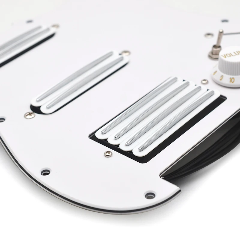 SSH High Output Loaded Prewired Scratchplate Coil Splitting 2 Mini Humbucker with Coil Pickup Electric Guitar Pickguard