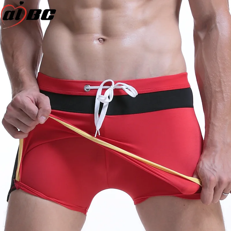 Swim Pants for Men Hot Spring Strap Boxer Shrots for Young People Swimming Clothes Casual Swimwear Skirt Bottom Beach Sea Trunks