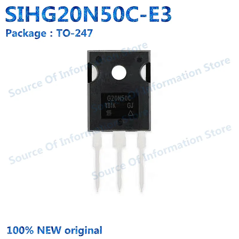 

SIHG20N50C-E3 TO-247 N-Channel 560V20A Power MOSFETs