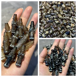 50pcs/lot Limited time discount natural agate dzi Advanced craftsmanship Taiwan varieties Weathering lines Multiple patterns
