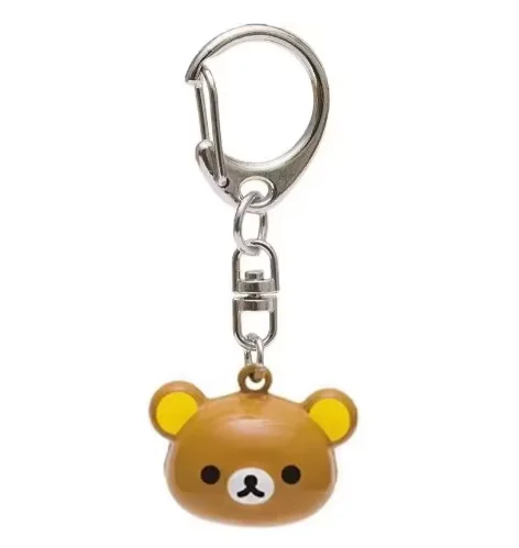 Rilakkuma Bell Zipper Charm Keychain