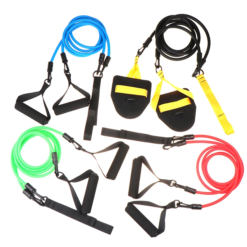 1 Set Swimming Arm Strength Swim Trainer Professional Land Drill Freestyle Swimming Flippers Elastic Band Sports Accessories