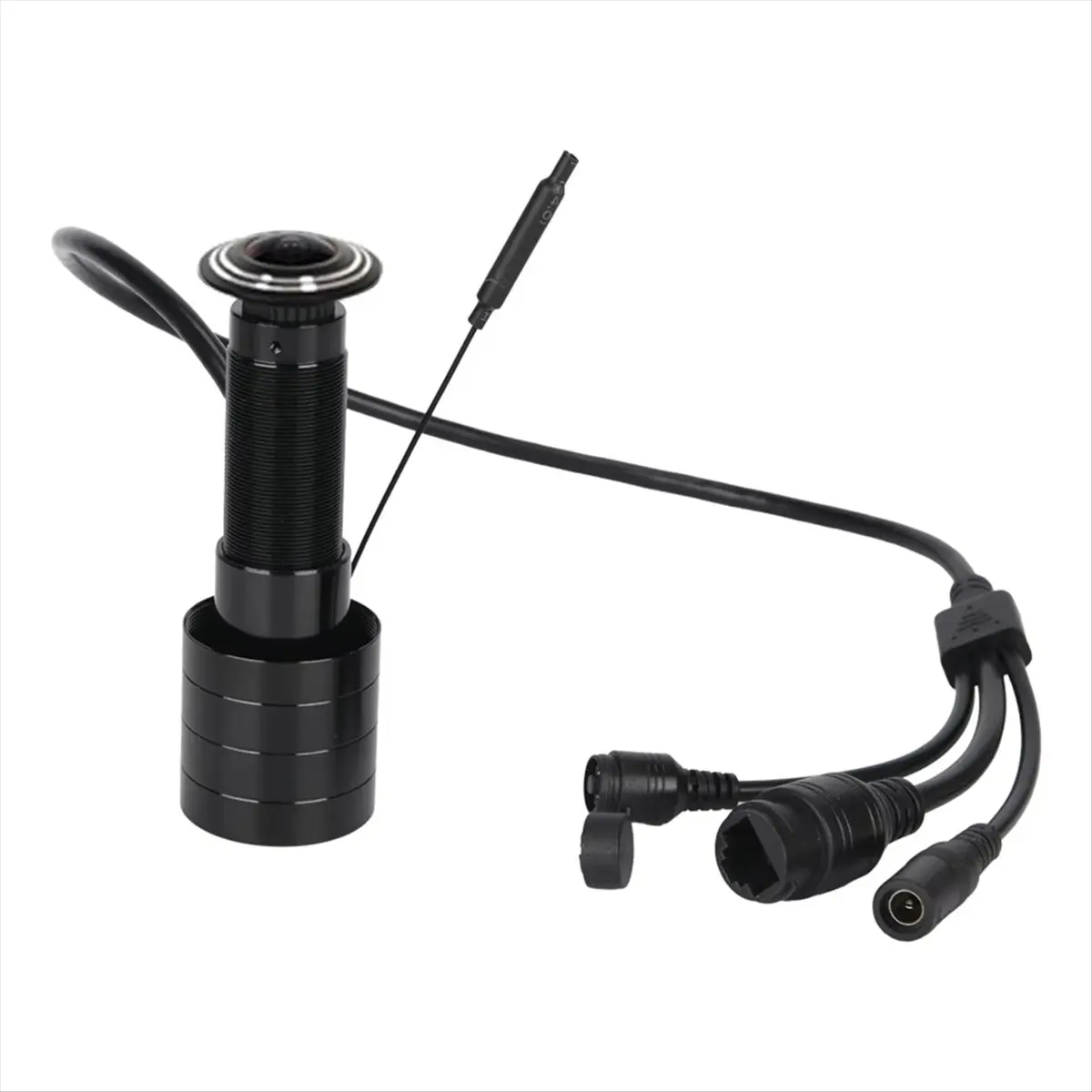 HGHO 5MP Door Eye IP POE Camera Mini Peephole Lens Motion Detection Video-Eye Viewer Intercom Home Security Surveillance Cam