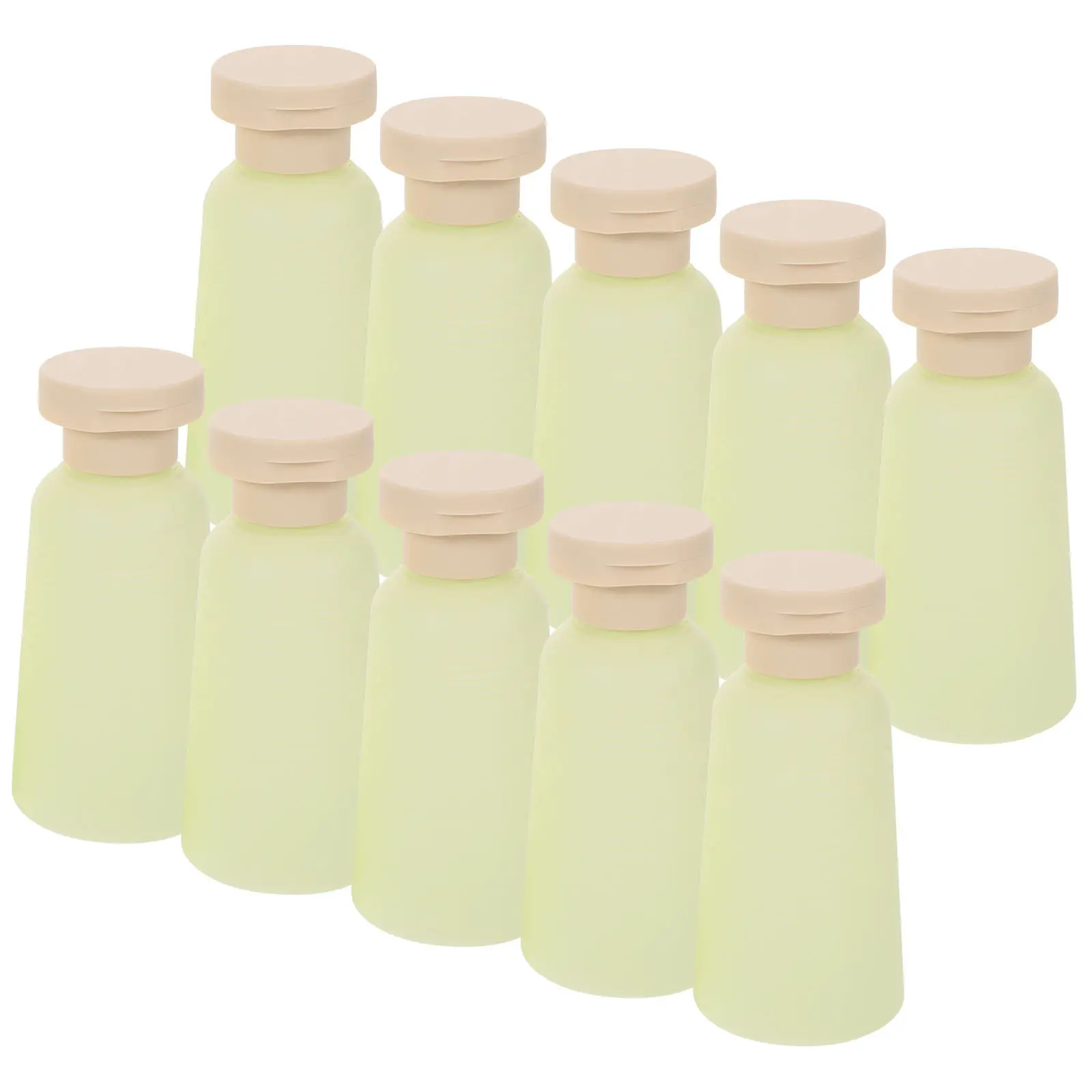 

Набор из 10 стильных дорожных флаконов цвета авокадо, 100 мл, многоразовые, компактные, герметичные дозаторы для жидкостей, для туалетных принадлежностей и ухода за кожей