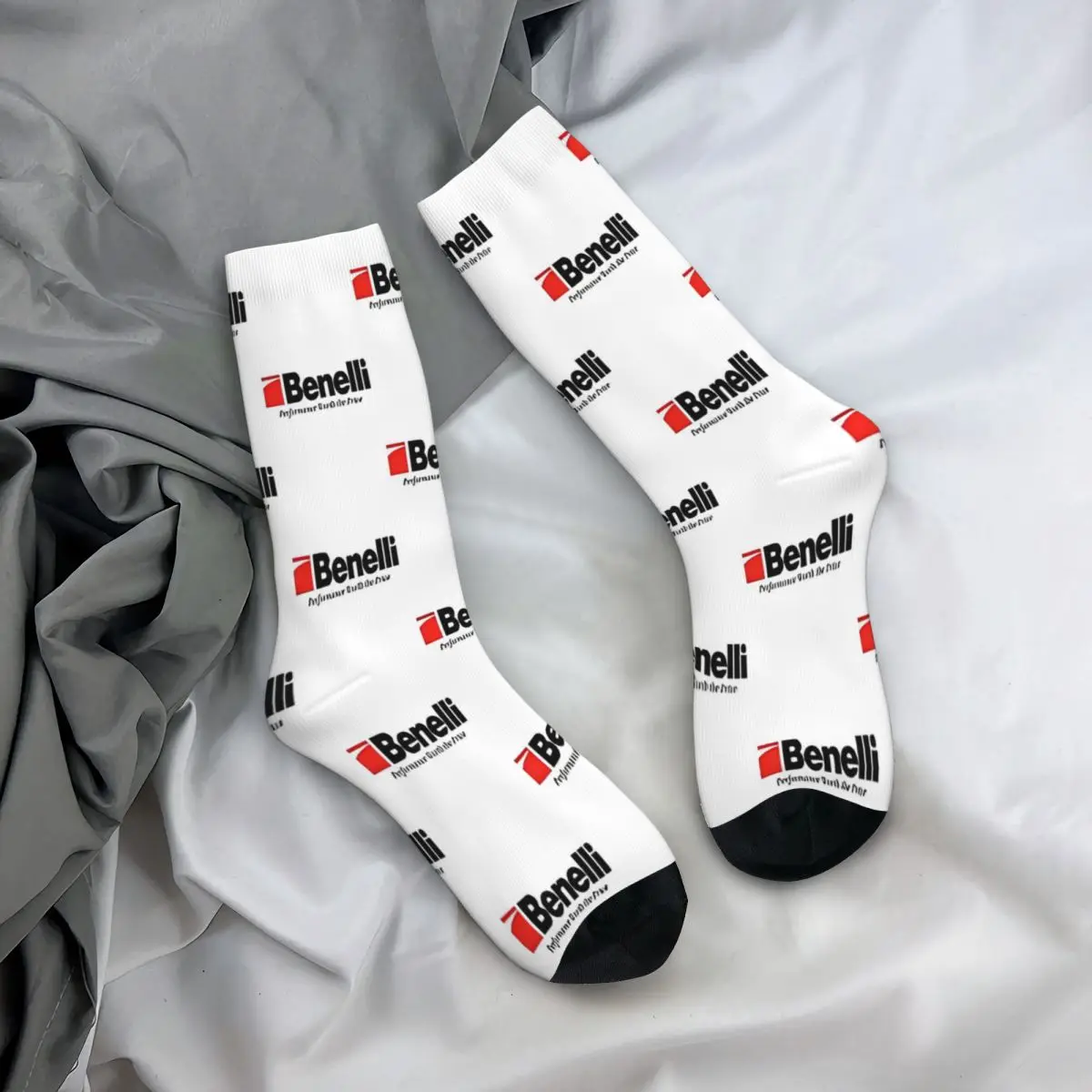 Calcetines de baloncesto antideslizantes para hombres y mujeres, medias Retro de motocicleta, Benelli Armi USA, amantes del Motor, Otoño e Invierno