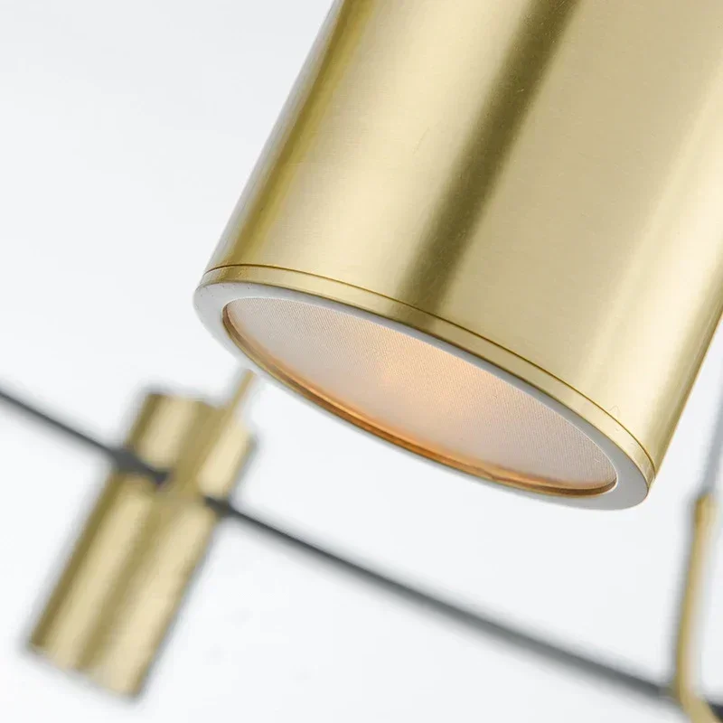 SANDYHA Anel Moderno Lustre Circular Spotlight Pingente Luz LED Luminária para Decoração de Arte Sala de Estar Hotel Homestay