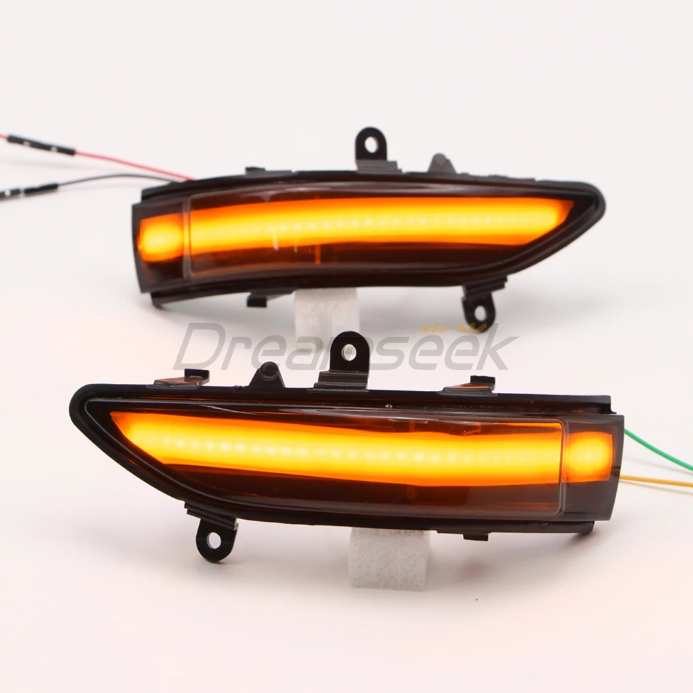 LED Rearview Side Mirror Light for Subaru Forester Impreza WRX STI 2008-14 Dynamic Turn Signal Lamp Sequential Indicator Blinker