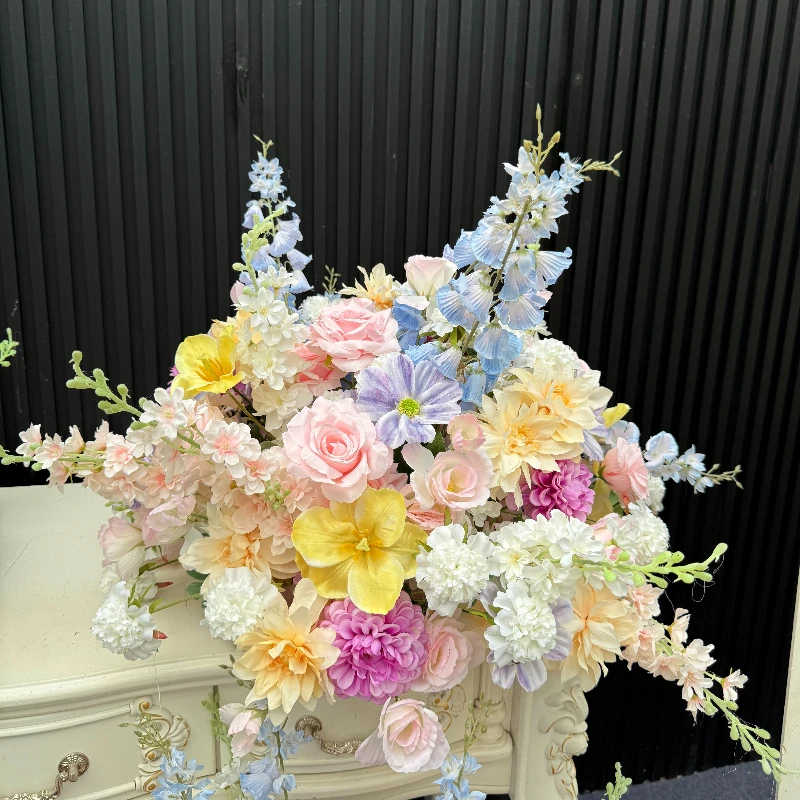 Artificial Flowers Wedding Decoration Window Display Silk Flower Ball Table Centerpieces Stage Road Lead Home Decor Accessories - view 5