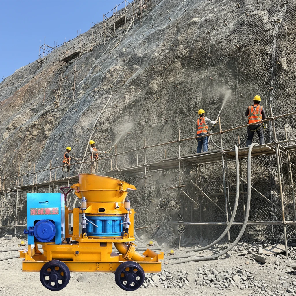 Concrete Sprayer Shotcrete Machines Stucco Cement Spraying Machine for Wall Plastering
