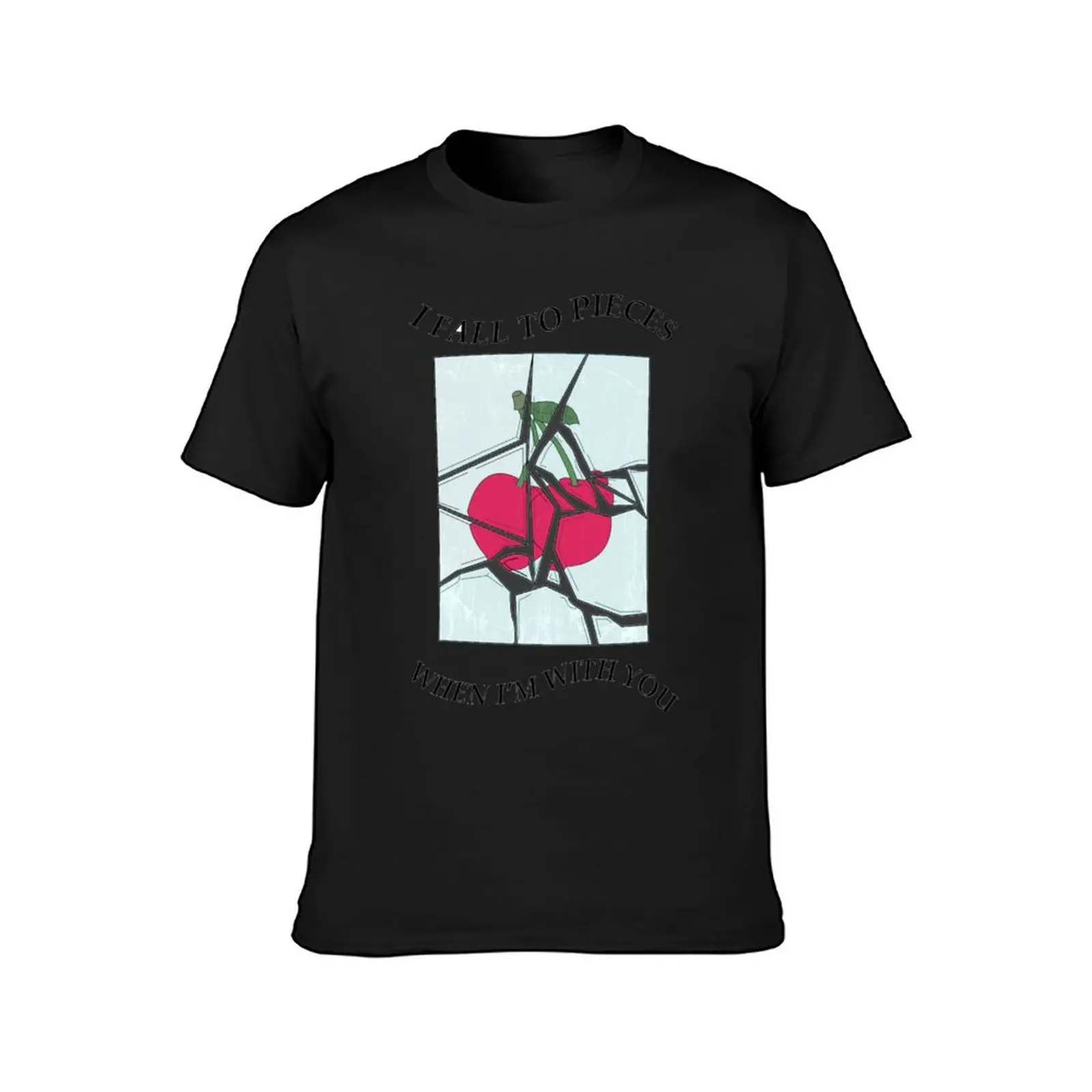 LDR Cherry - I fall to pieces T-Shirt plain graphics mens graphic t-shirts hip hop