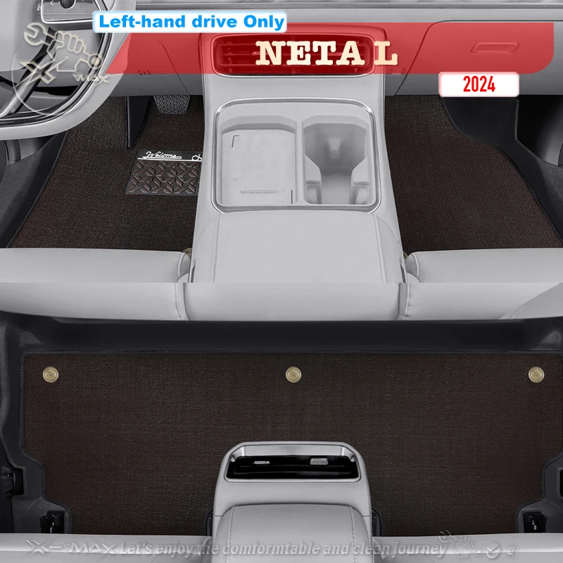 Left-hand Drive Car Floor Mat For NETA L 2024 Full Surround Foot Mat Automotive Floor Mat Interior Floor Liner Water-proof Mat