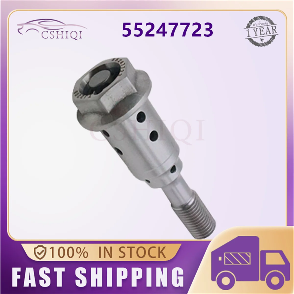 Válvula de tornillo central de componente de motor 55247723 para Fiat Toro 1,8 2016 Jeep JEEP Ram 1000 1.8L 16V accesorios de coche al por mayor