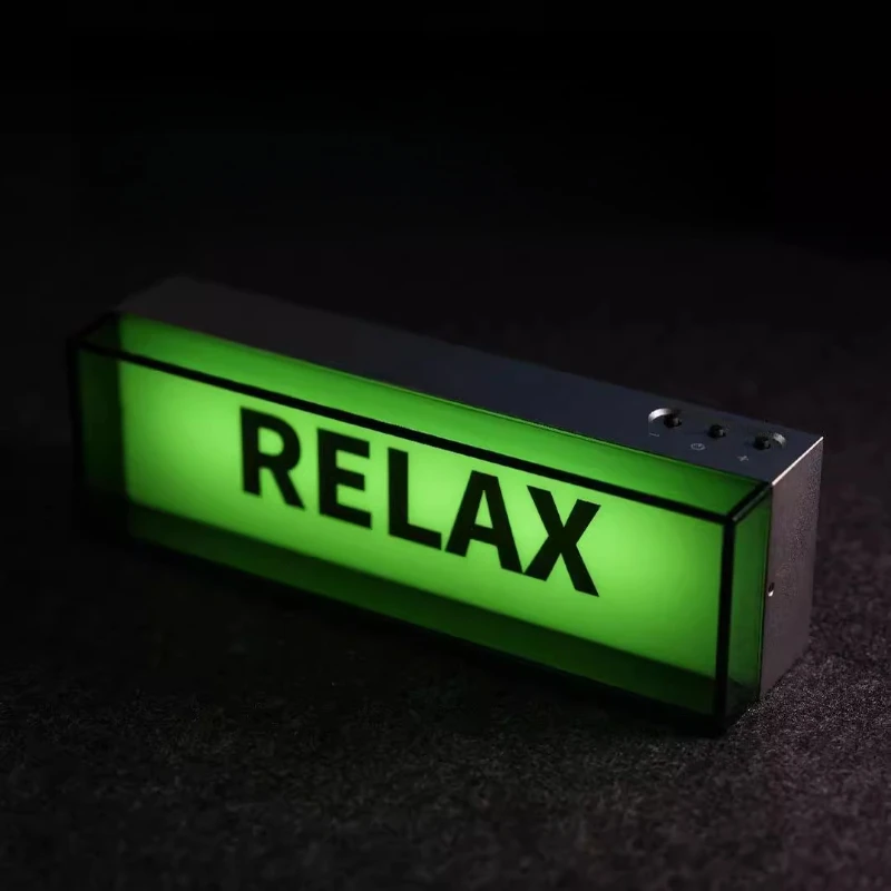 Desktop electrical atmosphere light gift e-sports room decorative ornament table with non-essential non-cooperative light box