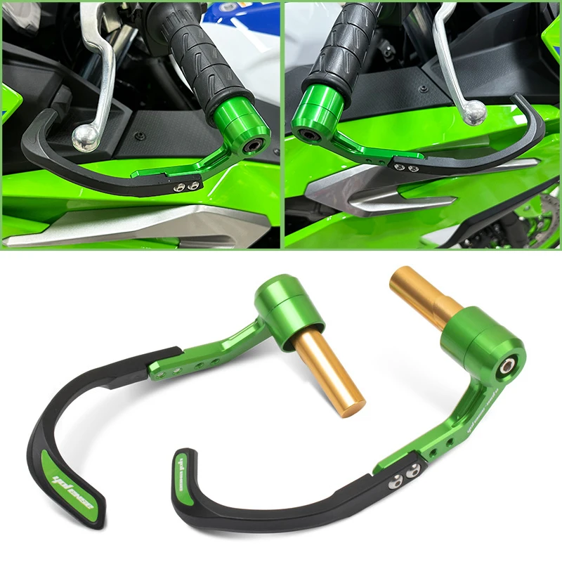 

Motorcycle 7/8" 22mm Handlebar Grips Guard Brake Clutch Levers Guard Protector Fit For NINJA 500 For NINJA500 2024 2025