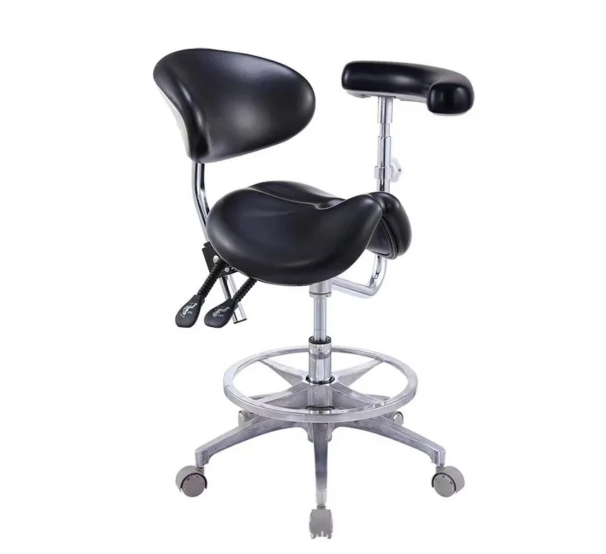 Adjustable Dentals Stool with Armrest Dentist Chair Stool for Dentala Procedure Dentala Assistant Chair