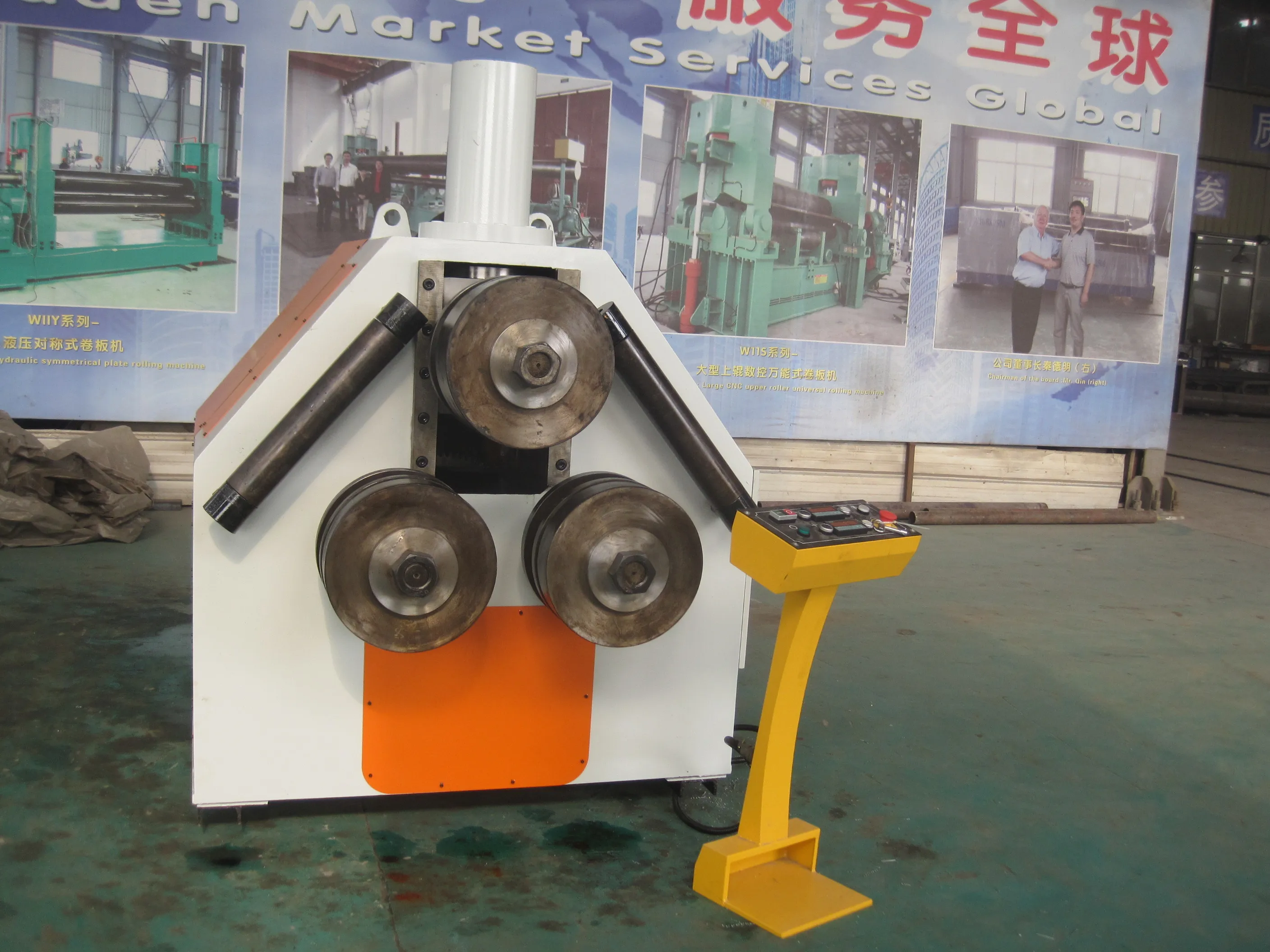 Hydraulic Profile Bending Machine Automatic Pipe Bending Machine U-Rolling Mill