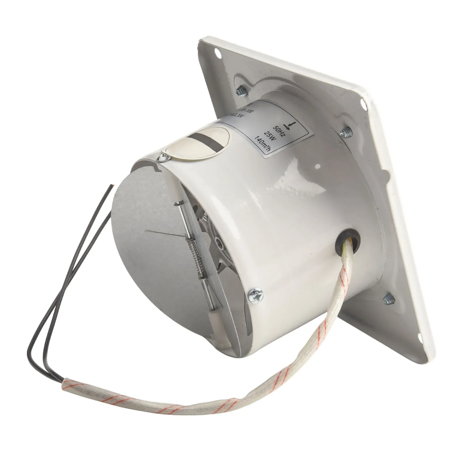 

4-дюймовый вентиляционный вентилятор для ванной комнаты, вытяжной вентилятор для туалета, кухни, 25 Вт, компоненты системы отопления, охлаждения и вентиляции