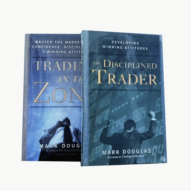 

New 2 Books/Set By Trader Book Paperback in English Mark Douglas Trading in The Zone and The Disciplined