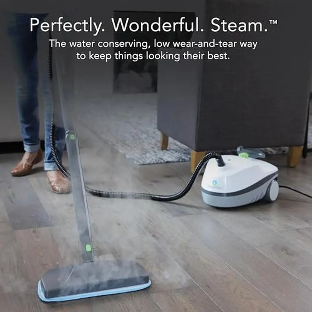 Multi-Purpose Portable Steam Cleaner 15 Accessories Chemical-Free Cleaning on All Surfaces