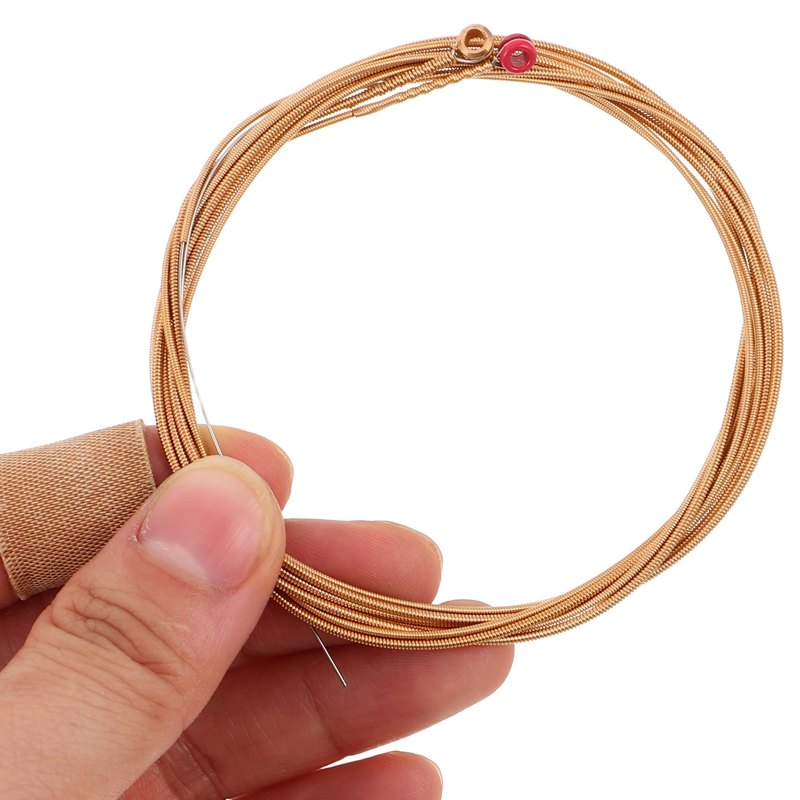

6 Pcs Folk Guitar String Set Music Instrument Parts Accessory Accessories Metal Acoustic Kit